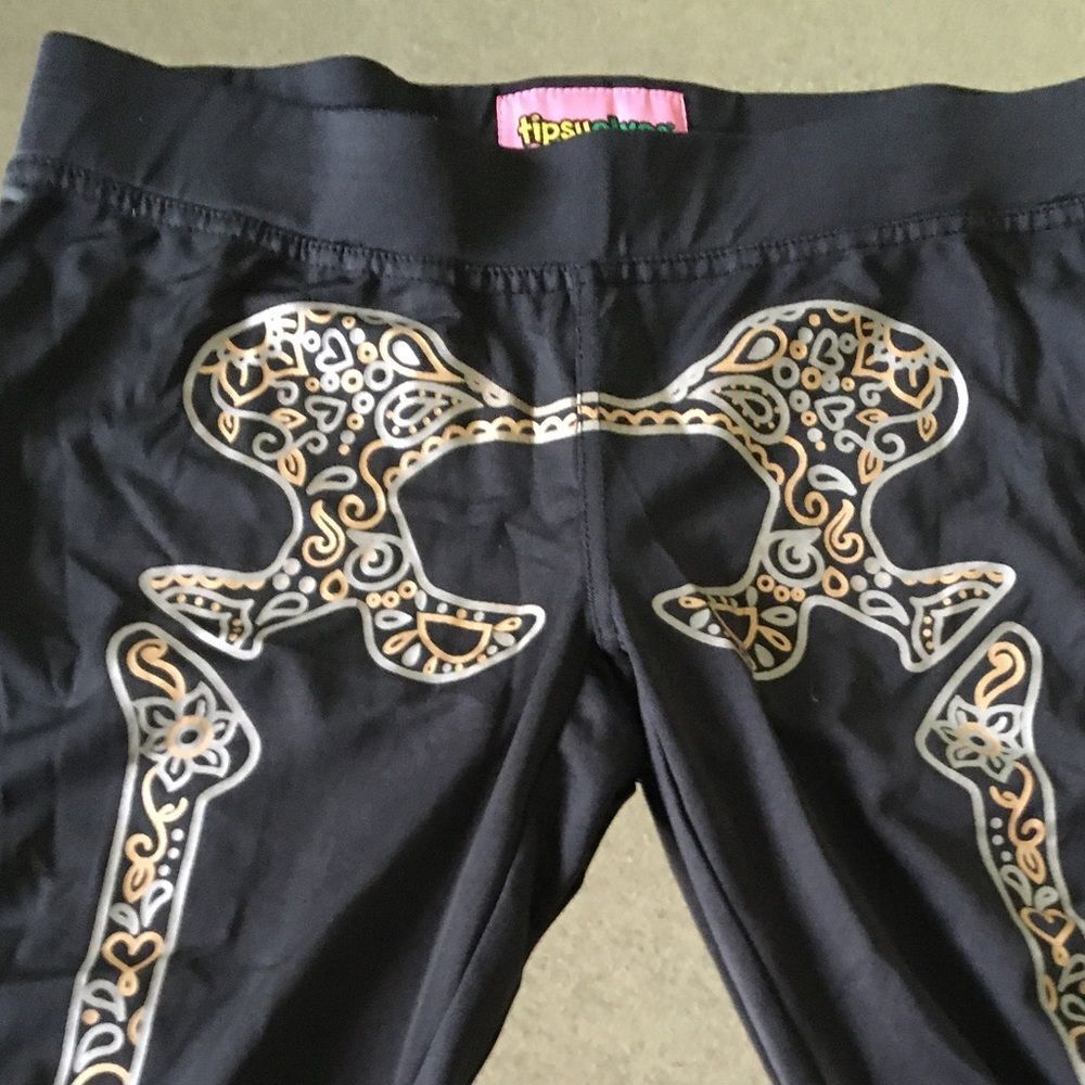 Tipsy Elves Skeleton Leggings - Picture 3 of 6